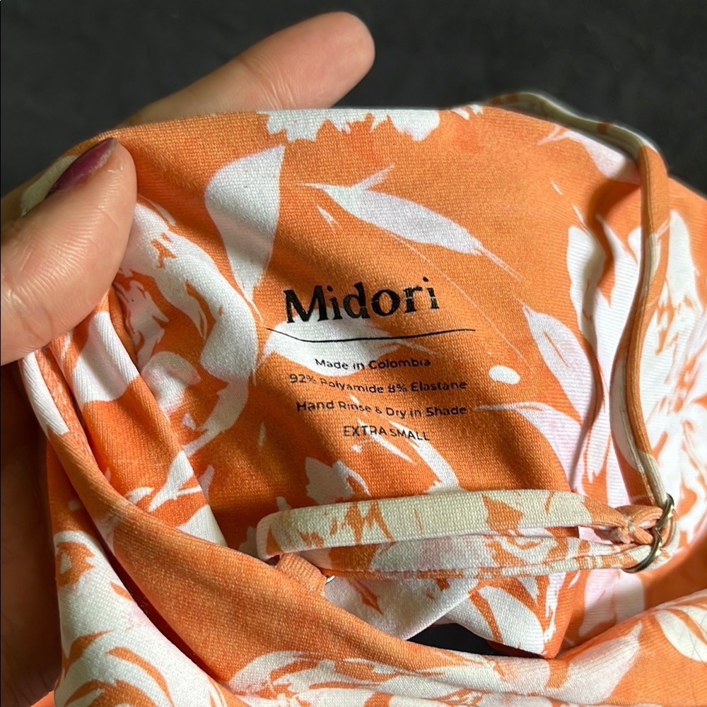 Midori Orange Floral Bikini Set - Picture 5 of 6